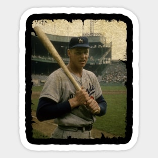 Frank Howard in Los Angeles Dodgers, 1960 Sticker